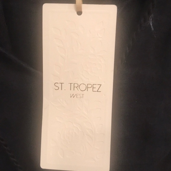 St Tropez West size L pullover linen top. NWT - Picture 4 of 5